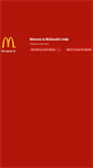 Mobile Screenshot of mcdonaldsindia.com